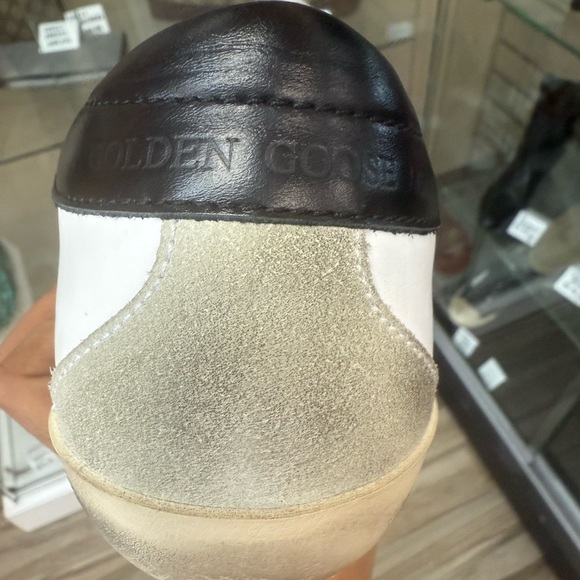 Golden Goose Women's White and Silver Star Sneakers - Picture 2 of 3